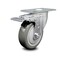 Service Caster 4 Inch Gray Polyurethane Wheel Swivel Top Plate Caster with Total Lock Brake SCC-TTL20S414-PPUB - alternate 1
